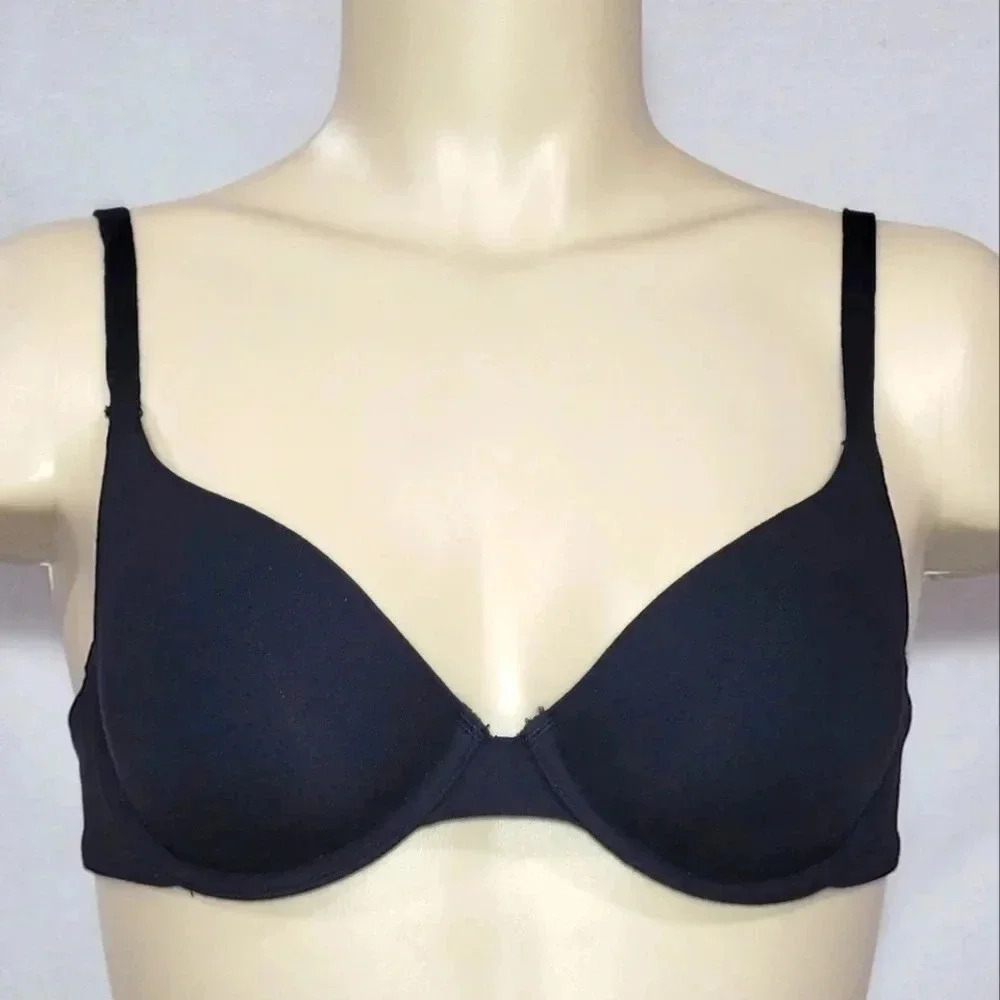 32D Felina 6301 So‎ Smooth Demi Contour Underwire Bra Black